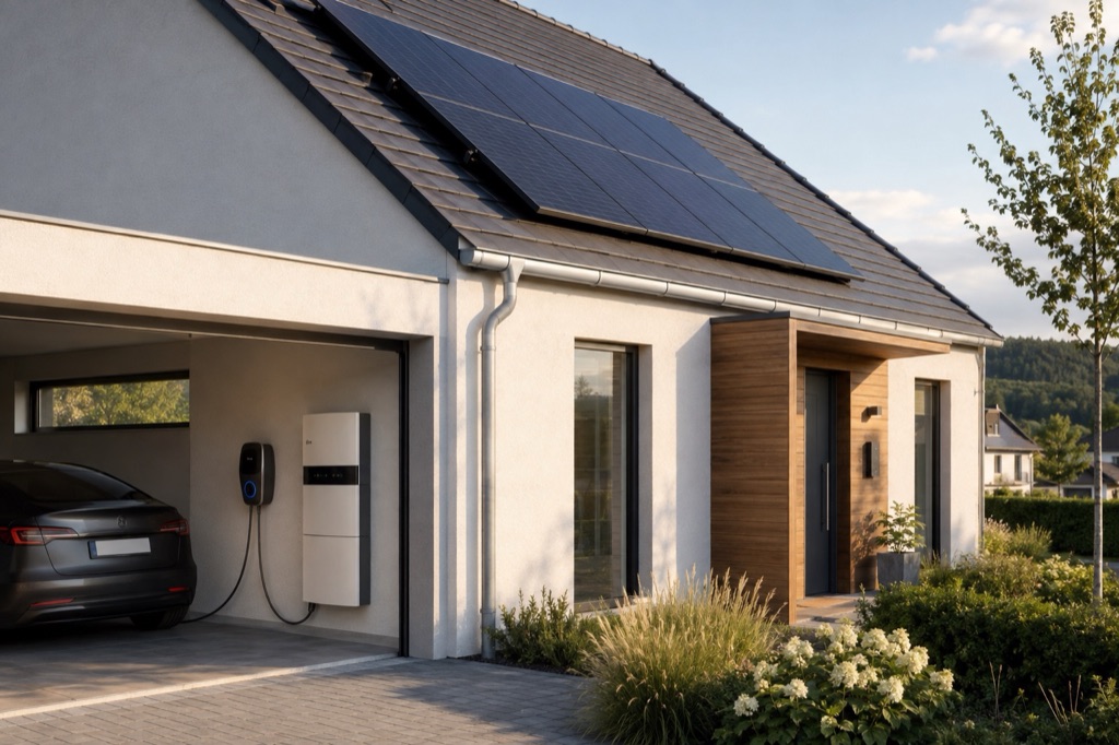 Photovoltaik, Stromspeicher und Wallbox als integriertes Energiesystem